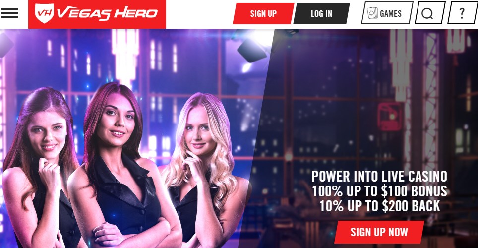 Screenshot 1 Vegas Hero Casino